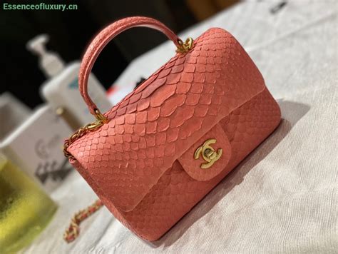 Python Chanel Handbags for Women 